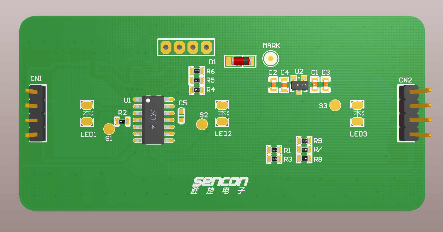 led小(xiao)檯燈電路(lu)闆